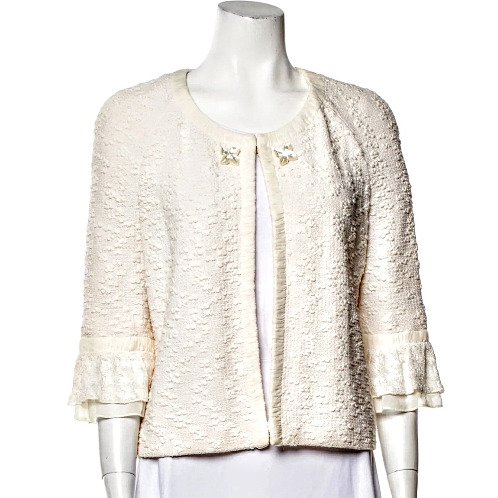 St. John Couture Vintage Cream Jacket